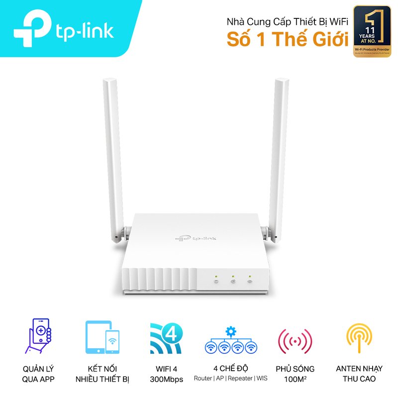 Bộ phát Wifi TP - Link TL-WR844N 300 Mbps