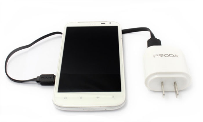 Bộ sạc chân điện thoại Micro Remax Proda 2.1A RP - U21 - BH 30 ngày