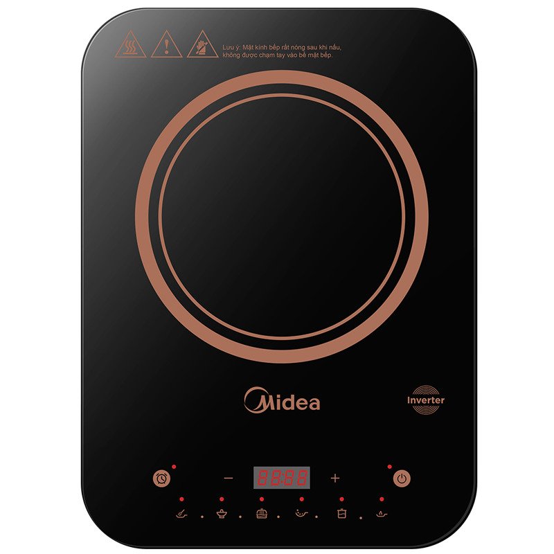 Bếp từ cảm ứng Midea MI-T2121DB (kèm lẩu)