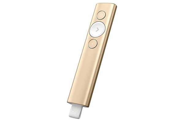 Bút trình chiếu LOGITECH SPOTLIGHT – VÀNG (GOLD)