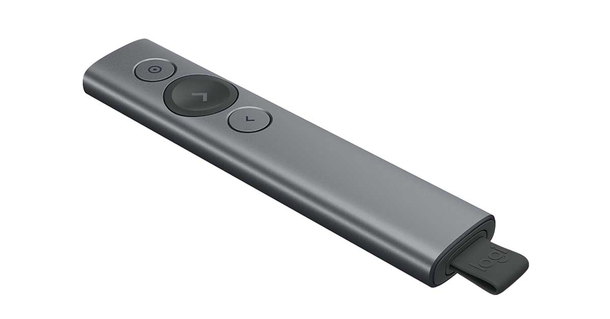 Bút trình chiếu LOGITECH SPOTLIGHT – XÁM ĐEN (SLATE)