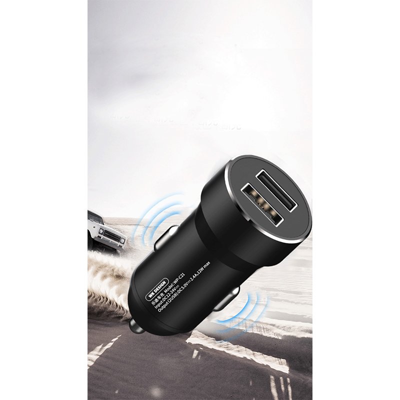 Củ sạc oto sạc nhanh 2 cổng WK WP-C21 Letor