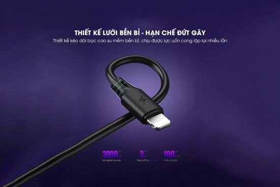 Các sạc micro WK WDC-092 full speed pro 3m