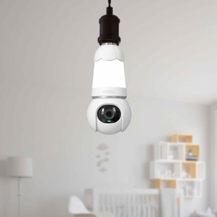 Camera bóng đèn iMou Bulb Cam S6DP-5M0WEB (5MP, đàm thoại, quay quét, đêm có màu)
