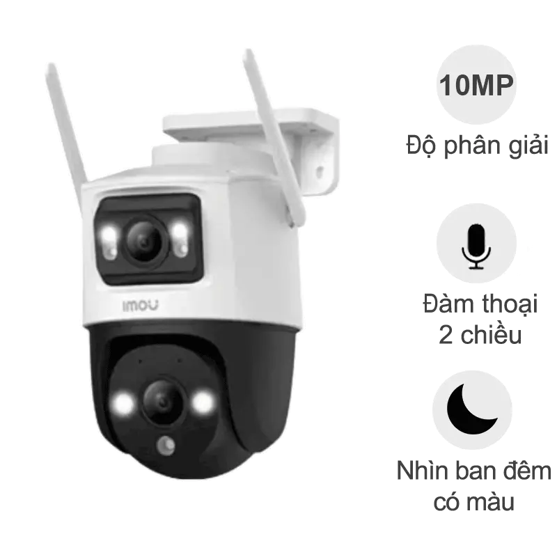 Camera ngoài trời iMou Cruiser Dual S7XP (5MP + 5MP, IP66, đàm thoại, đêm full màu)