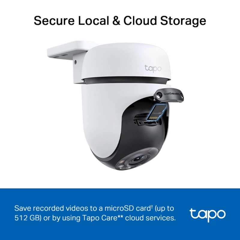 Camera ngoài trời TPLink Tapo C510W (3MP/ 2K, đàm thoại, IP65, đêm có màu)