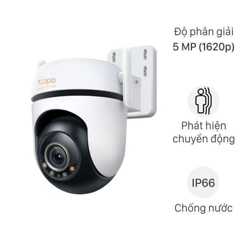 Camera ngoài trời TPLink Tapo C530WS (5MP/ 3K, đàm thoại, IP65, đêm có màu)