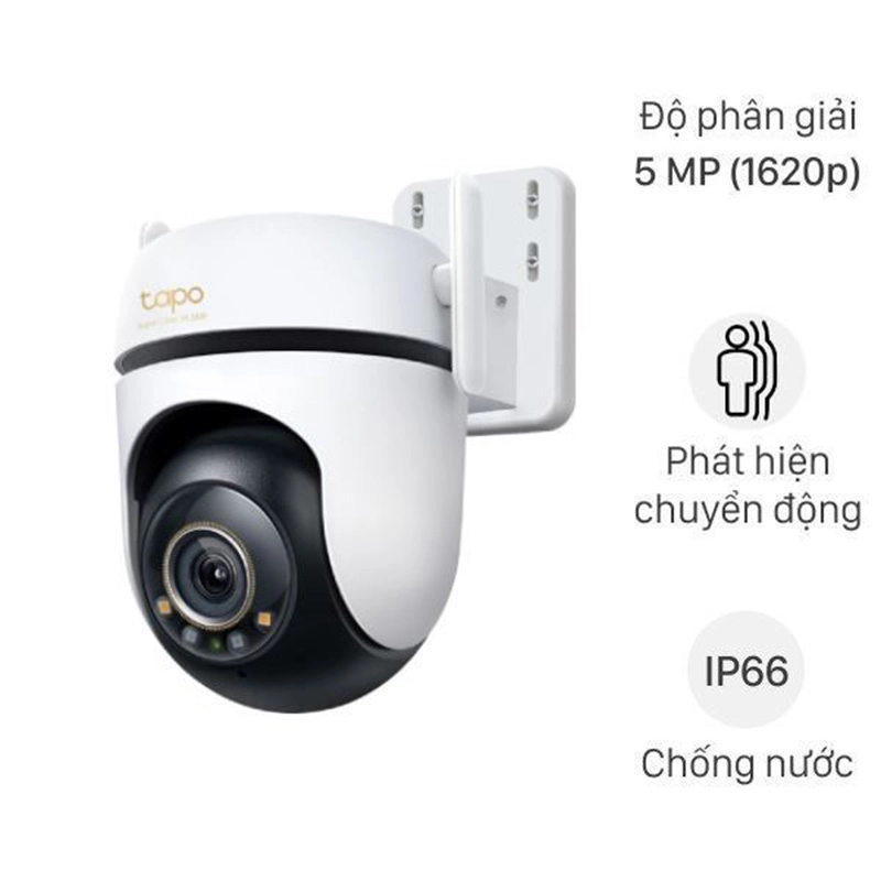 Camera ngoài trời TPLink Tapo C530WS (5MP/ 3K, đàm thoại, IP65, đêm có màu)