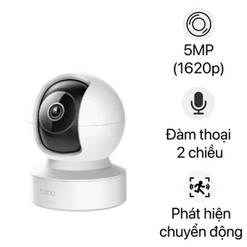 Camera TPLink Tapo C232 (5MP/ 3K QHD, đàm thoại, quay quét)
