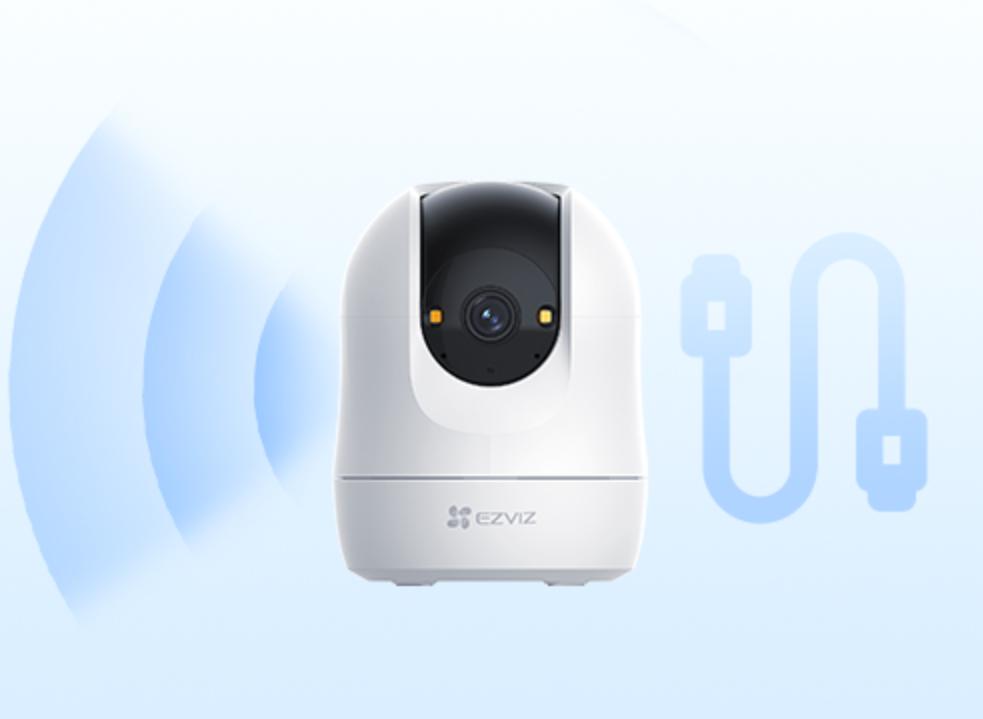 Camera Wifi Ezviz CS-C6N G1 3MP (2K, gọi điện qua app, quay quét, đêm full màu)