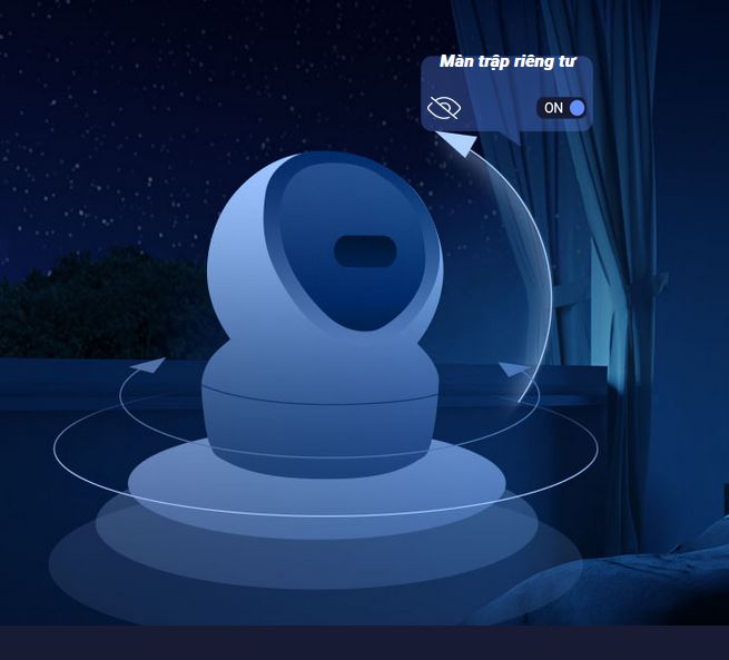 Camera Wifi Ezviz CS-H6C 5MP (3K, gọi điện qua app, quay quét, đêm full màu)