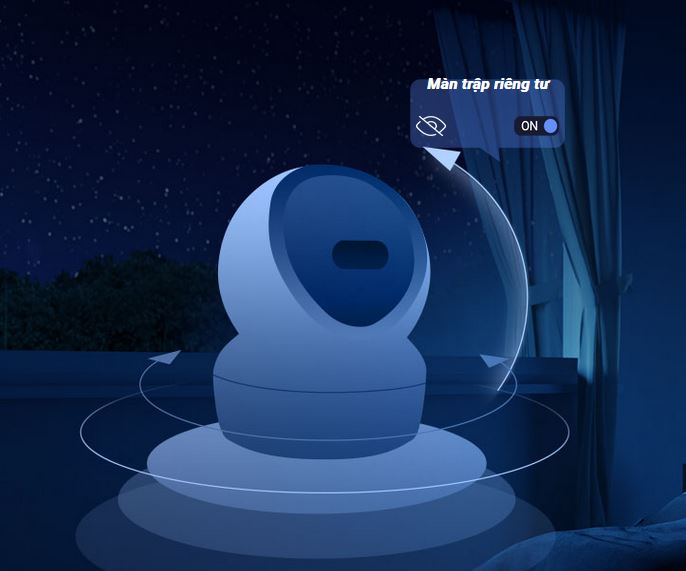 Camera Wifi Ezviz CS-H6C 8MP (4K, gọi điện qua app, quay quét, đêm full màu)