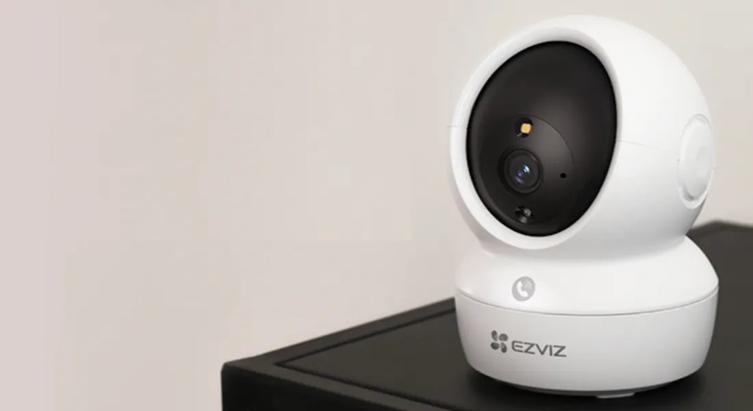 Camera Wifi Ezviz CS-H6C Pro 3MP (2K, gọi điện qua app, quay quét, đêm full màu)