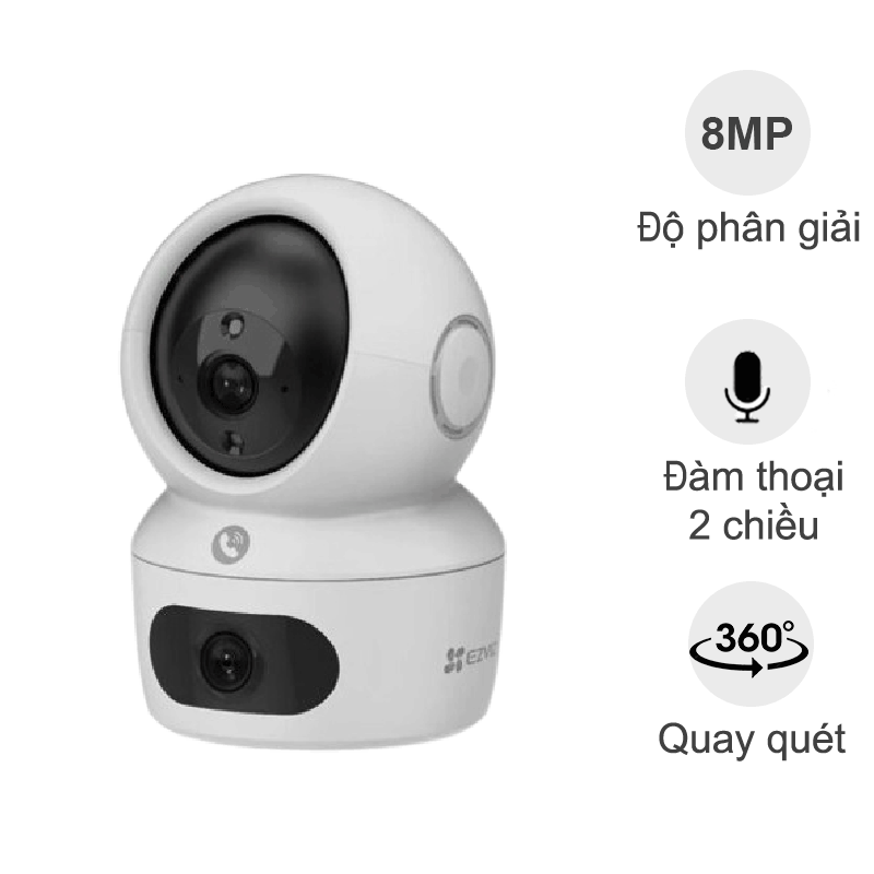 Camera Wifi Ezviz CS-H7C Dual (4MP+4MP, đàm thoại, quay quét)