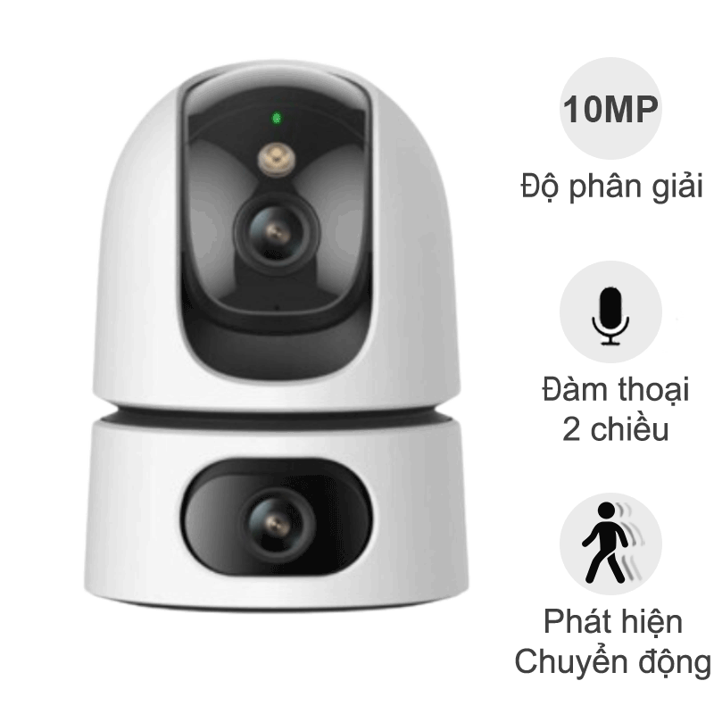 Camera wifi iMou Ranger Dual S2XP-10M0WED (5MP + 5MP, đàm thoại, quay quét)