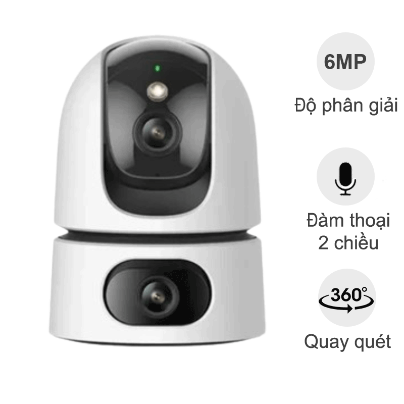 Camera wifi iMou Ranger Dual S2XP-6M0WED (3MP + 3MP, đàm thoại, quay quét)