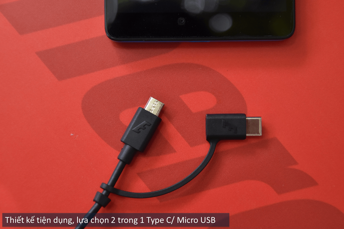 CÁP 2 IN 1 TYPE-C VÀ MICRO-USB ENERGIZER 1.2M C11UBX2CF