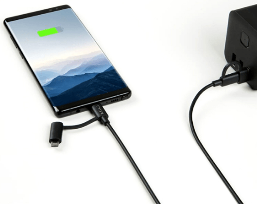 Cáp 4 trong 1 MiLi Micro USB-USB-A-Type C- HX-L41BK
