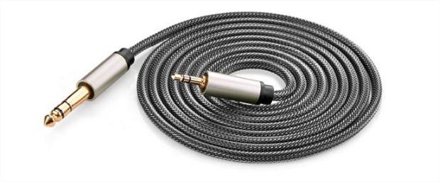 Cáp âm thanh Audio 3,5mm sang 6,5mm hai đầu dương 3M Ugreen UG-10629