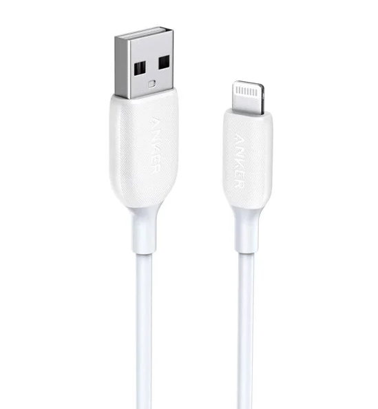 Cáp Anker PowerLine III Lightning - Dài 1.8m - A8813 Trắng
