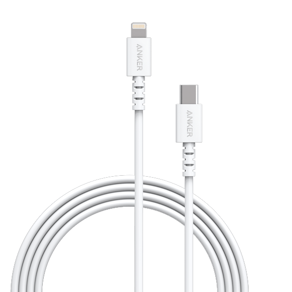 Cáp Anker PowerLine Select Lightning to USB-C, dài 1.8m - A8613 Trắng