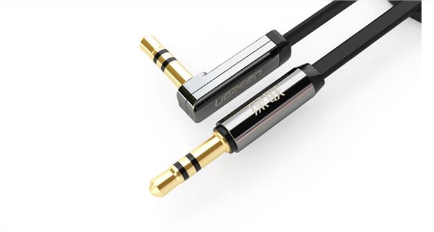 Cáp Audio 3.5mm 1.5M đầu bẻ góc 90 độ Ugreen UG-10598