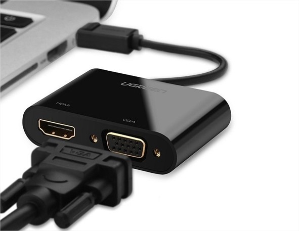 Cáp chuyển đổi Displayport to VGA/HDMI Ugreen UG-40367