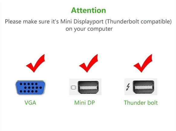 Cáp chuyển đổi Mini displayport to VGA + Audio Ugreen UG-10437