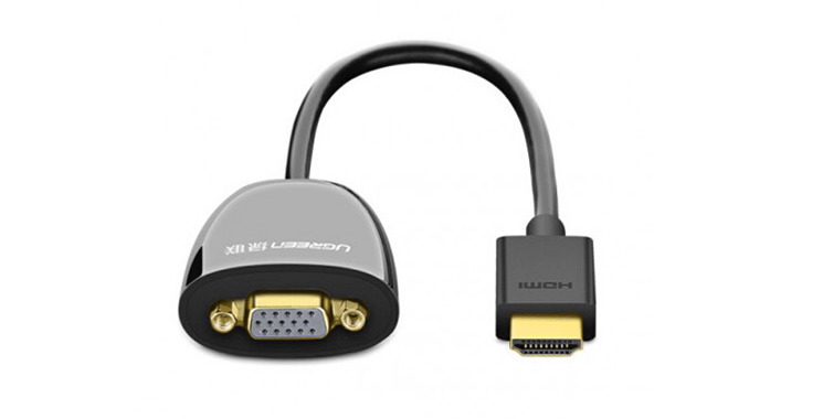Bộ chuyển đổi HDMI sang VGA màu đen Ugreen (40253) MM102