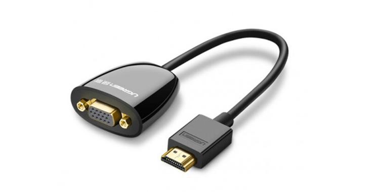 Bộ chuyển đổi HDMI sang VGA màu đen Ugreen (40253) MM102