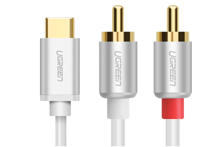 Cáp chuyển đổi USB Type C to RCA dài 3m Ugreen 30737