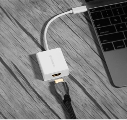Cáp chuyển đổi USB type-C to HDMI Ugreen UG-40273 hỗ trợ 4k*2K cao cấp