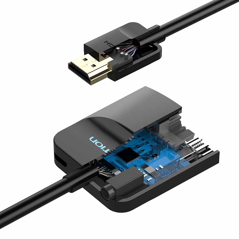 Cáp chuyển HDMI sang VGA (có dây nguồn và USB) ACHBB