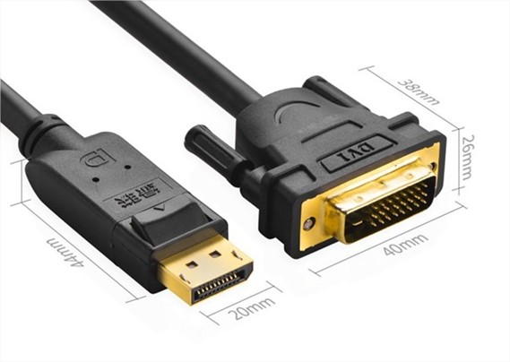 Cáp Displayport to DVI 24+1 dài 5m Ugreen UG-10223
