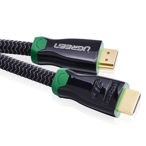 Cáp HDMI 10m hỗ trợ 4K*2K HD126 Ugreen UG-10296 vỏ bọc kim loại cao cấp 10296