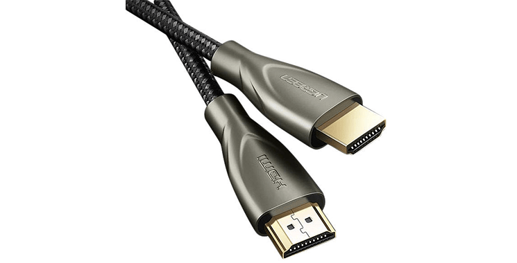 Dây HDMI HD131 2.0 vỏ bện sợi Carbon dài 1M Ugreen (50106)