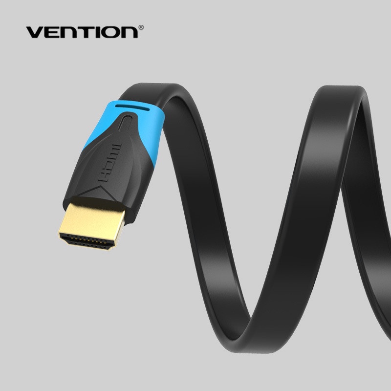 Cáp HDMI Vention dẹt 4K, 3D, mạ vàng VAA-B02-L300 3m