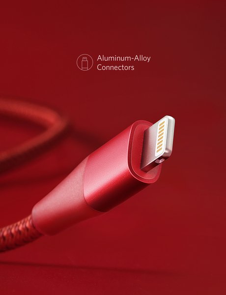Cáp Lightning Anker PowerLine+ II - Dài 1.8m - A8453