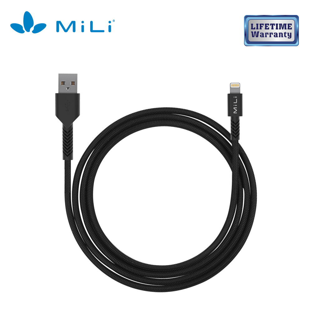 Cáp lightning lifetime warranty MiLi - HI-L06BK