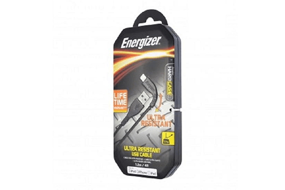 Cáp Lightning LW Energizer 1.2m màu đen - C41UBLIGBKT