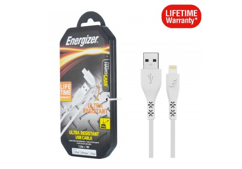 Cáp Lightning LW Energizer 1.2m màu trắng - C41UBLIGWHT