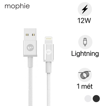 Cáp Lightning mophie 1M White - 409903213