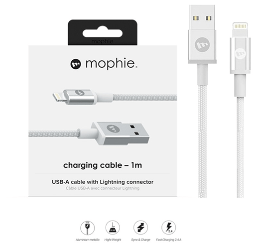 Cáp Lightning mophie 1M White - 409903213