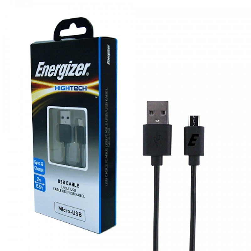 CÁP MICRO USB ENERGIZER 2M C11UBMCK