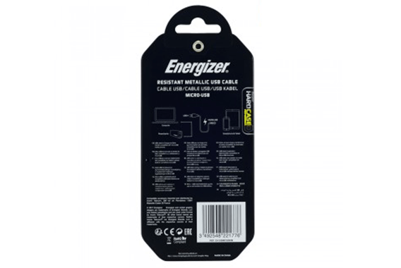 Cáp Micro-USB LW Energizer 1.2m màu đen - C41UBMCGBKT