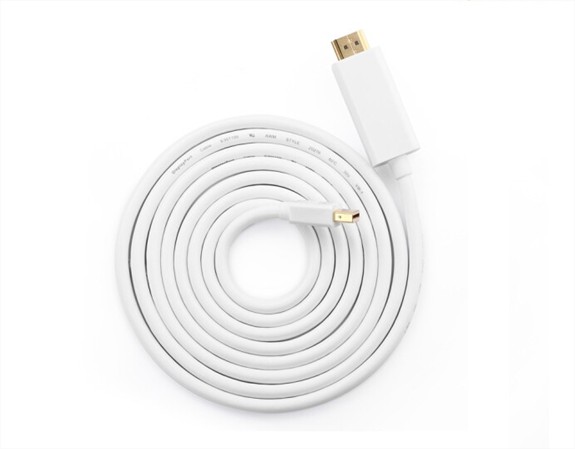 Cáp Mini DisplayPort (Thunderbolt) to HDMI dài 1.5M độ phân giải 4K Ugreen 20849 (Màu Trắng)