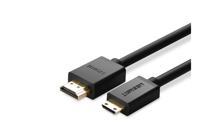 Cáp Mini HDMI to HDMI HD108 dài 1M độ phân giải 4K Ugreen UG-10195