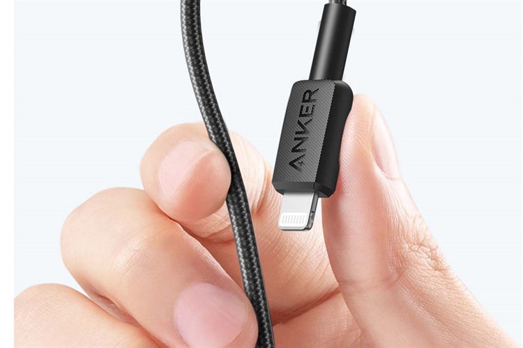 Cáp sạc Anker 322 C-L 0.9m Nylon Đen (Black) B2B_A81B5