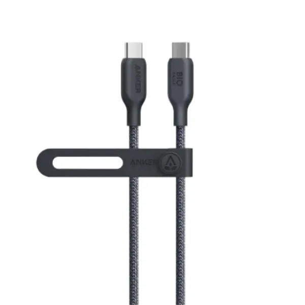 Cáp sạc Anker 543 C-C 0.9m Nylon Bio-braided Đen (Black) B2C_A80E5011