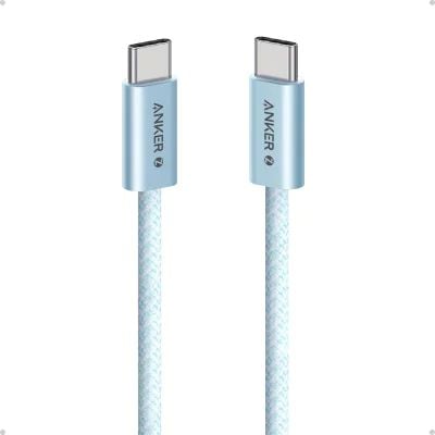 Cáp sạc Anker Zolo C-C 1m Nylon Xanh dương (Blue) B2B_A8060
